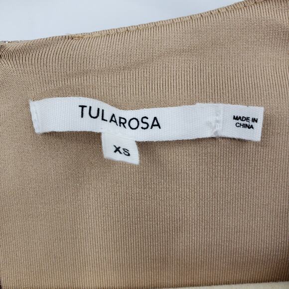 Tularosa Finlay Sparkle Bodysuit in Nude Size XS - Picture 4 of 8